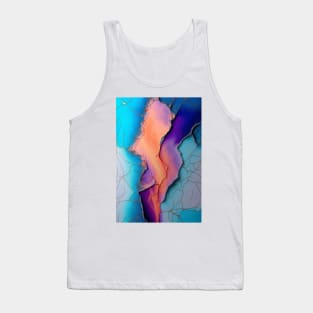 Volcanic Ash - Abstract Alcohol Ink Resin Art Tank Top